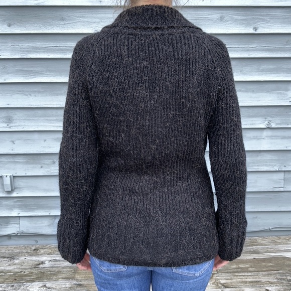 Vintage Vertigo Paris Anthropologie | Alpaca Shag Cardigan Sweater Bell … - Picture 9 of 9